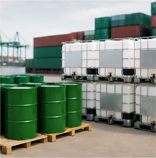Toluene industrial supply drums and totes - GreenChem Industries